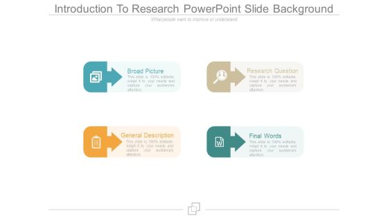 Introduction To Research Powerpoint Slide Background