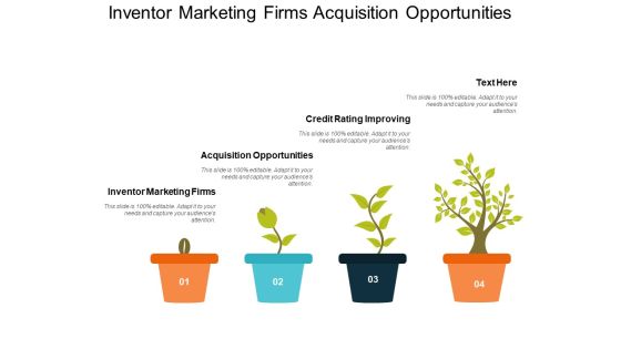 Inventor Marketing Firms Acquisition Opportunities Credit Rating Improving Ppt PowerPoint Presentation Icon Designs Download