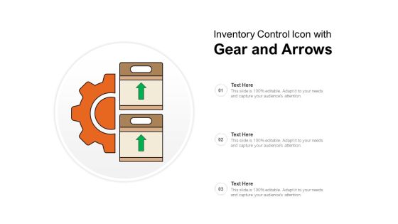Inventory Control Icon With Gear And Arrows Ppt PowerPoint Presentation Professional Gallery Inventory Control Icon With Gear And Arrows Ppt PowerPoint Presentation Professional Gallery