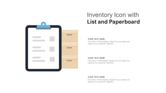 Inventory Icon With List And Paperboard Ppt PowerPoint Presentation Gallery Designs Inventory Icon With List And Paperboard Ppt PowerPoint Presentation Gallery Designs