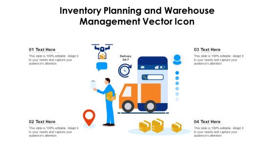 Inventory Planning And Warehouse Management Vector Icon Ppt PowerPoint Presentation Infographic Template Objects PDF Inventory Planning And Warehouse Management Vector Icon Ppt PowerPoint Presentation Infographic Template Objects PDF