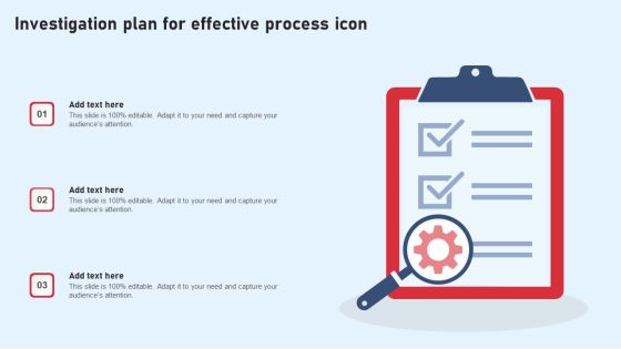 Investigation Plan For Effective Process Icon Mockup PDF Investigation Plan For Effective Process Icon Mockup PDF