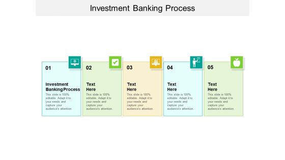Investment Banking Process Ppt PowerPoint Presentation Outline Brochure Cpb
