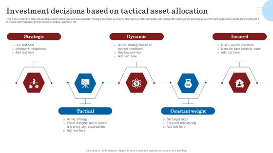 Investment Decisions Based On Tactical Asset Allocation Designs PDF