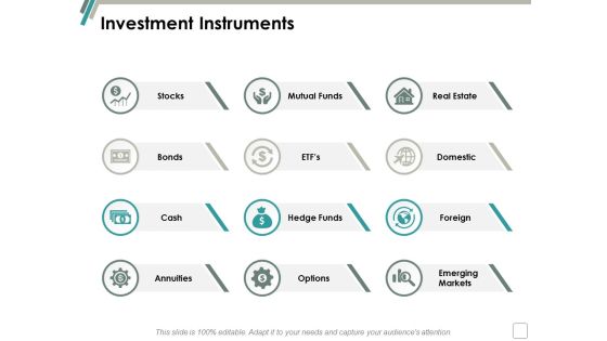 Investment Instruments Ppt Powerpoint Presentation Show Master Slide Investment Instruments Ppt Powerpoint Presentation Show Master Slide