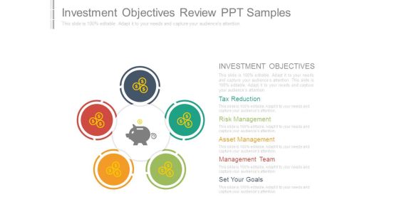 Investment Objectives Review Ppt Samples