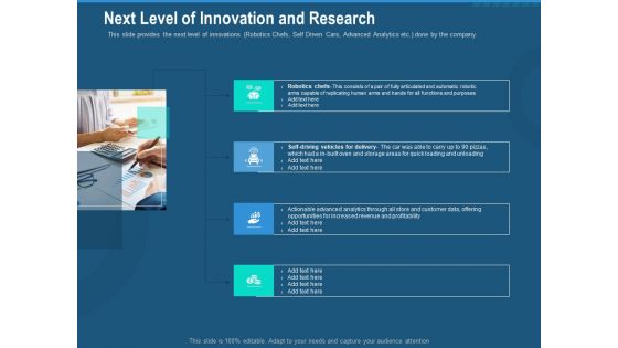 Investment Pitch To Generate Capital From Series B Venture Round Next Level Of Innovation And Research Professional PDF Investment Pitch To Generate Capital From Series B Venture Round Next Level Of Innovation And Research Professional PDF