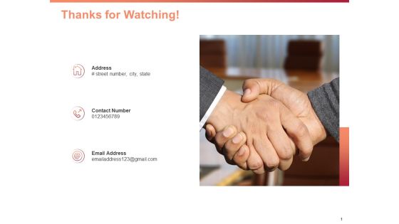 Investment Portfolio Asset Management Thanks For Watching Ppt PowerPoint Presentation Pictures Guidelines PDF Investment Portfolio Asset Management Thanks For Watching Ppt PowerPoint Presentation Pictures Guidelines PDF