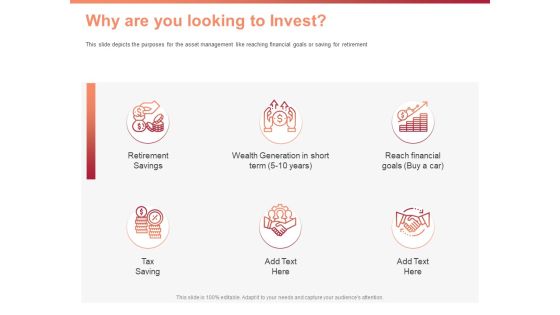 Investment Portfolio Asset Management Why Are You Looking To Invest Ppt PowerPoint Presentation Portfolio Graphics Template PDF Investment Portfolio Asset Management Why Are You Looking To Invest Ppt PowerPoint Presentation Portfolio Graphics Template PDF