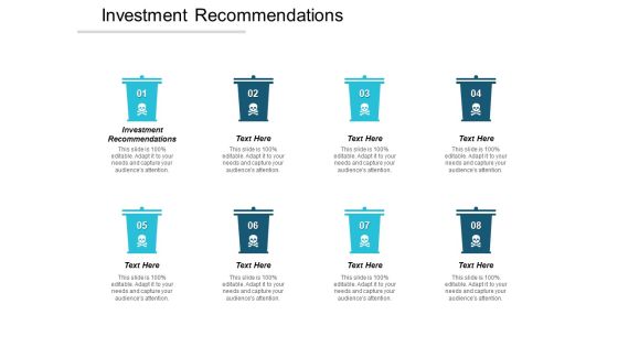 Investment Recommendations Ppt PowerPoint Presentation Gallery Rules Cpb