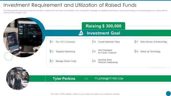 Investment Requirement And Utilization Of Raised Funds Ppt PowerPoint Presentation File Graphic Tips PDF Investment Requirement And Utilization Of Raised Funds Ppt PowerPoint Presentation File Graphic Tips PDF