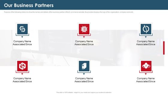 Investor Capital Raising Elevator Our Business Partners Information PDF