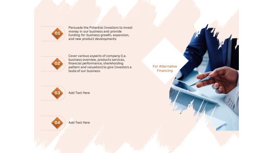 Investor Deck For Capital Generation From Substitute Funding Options Agenda Ppt PowerPoint Presentation File Graphic Images PDF Investor Deck For Capital Generation From Substitute Funding Options Agenda Ppt PowerPoint Presentation File Graphic Images PDF