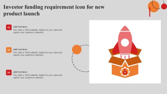 Investor Funding Requirement Icon For New Product Launch Guidelines PDF Investor Funding Requirement Icon For New Product Launch Guidelines PDF