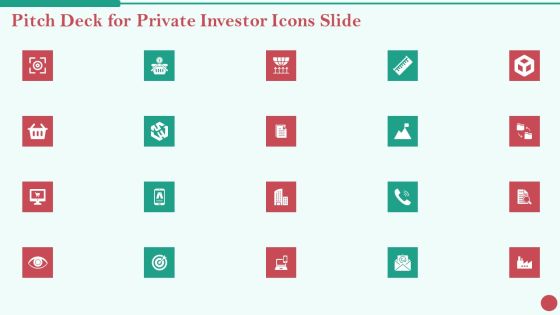 Investor Pitch Deck For Private Investor Icons Slide Ppt Diagram Lists PDF