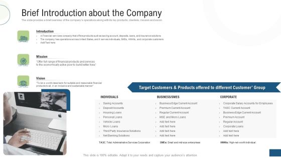 Investor Pitch Deck Fundraising Via Mezzanine Equity Instrument Brief Introduction About The Company Sample PDF Investor Pitch Deck Fundraising Via Mezzanine Equity Instrument Brief Introduction About The Company Sample PDF