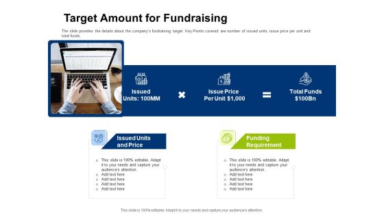 Investor Pitch Deck Initial Coin Offering Financing Target Amount For Fundraising Rules PDF