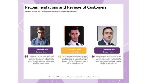 Investor Presentation For Society Funding Recommendations And Reviews Of Customers Graphics PDF Investor Presentation For Society Funding Recommendations And Reviews Of Customers Graphics PDF