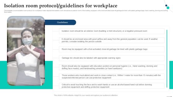 Isolation Room Protocol Guidelines For Workplace Pandemic Company Playbook Microsoft PDF Isolation Room Protocol Guidelines For Workplace Pandemic Company Playbook Microsoft PDF