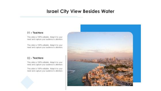 Israel City View Besides Water Ppt PowerPoint Presentation Icon Inspiration PDF Israel City View Besides Water Ppt PowerPoint Presentation Icon Inspiration PDF