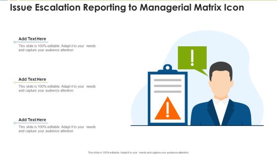 Issue Escalation Reporting To Managerial Matrix Icon Inspiration PDF Issue Escalation Reporting To Managerial Matrix Icon Inspiration PDF