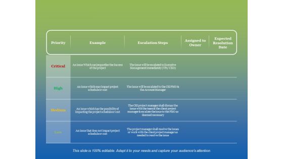 Issue Reporting Escalation Matrix Ppt PowerPoint Presentation Layouts Files Issue Reporting Escalation Matrix Ppt PowerPoint Presentation Layouts Files