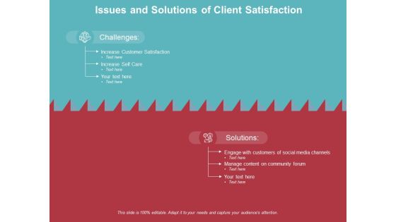 Issues And Solutions Of Client Satisfaction Ppt PowerPoint Presentation Styles Information Issues And Solutions Of Client Satisfaction Ppt PowerPoint Presentation Styles Information