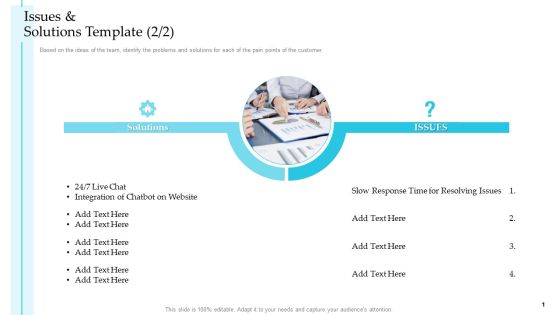 Issues And Solutions Template Resolving Steps To Improve Customer Engagement For Business Development Graphics PDF Issues And Solutions Template Resolving Steps To Improve Customer Engagement For Business Development Graphics PDF