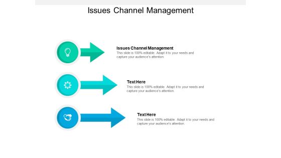 Issues Channel Management Ppt PowerPoint Presentation Pictures Slide Cpb Issues Channel Management Ppt PowerPoint Presentation Pictures Slide Cpb