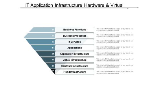 It Application Infrastructure Hardware And Virtual Ppt PowerPoint Presentation Slides Vector It Application Infrastructure Hardware And Virtual Ppt PowerPoint Presentation Slides Vector