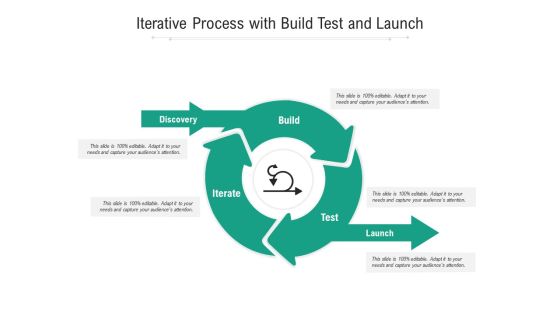 Iterative Process With Build Test And Launch Ppt PowerPoint Presentation File Sample PDF