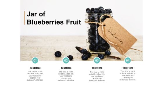 Jar Of Blueberries Fruit Ppt Powerpoint Presentation Styles Template