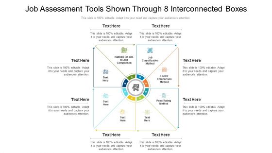 Job Assessment Tools Shown Through 8 Interconnected Boxes Ppt PowerPoint Presentation File Template PDF Job Assessment Tools Shown Through 8 Interconnected Boxes Ppt PowerPoint Presentation File Template PDF