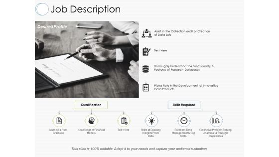 Job Description Ppt PowerPoint Presentation Show Layout Ideas