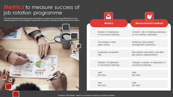 Job Rotation Plan For Staff Metrics To Measure Success Of Job Rotation Programme Diagrams PDF Job Rotation Plan For Staff Metrics To Measure Success Of Job Rotation Programme Diagrams PDF