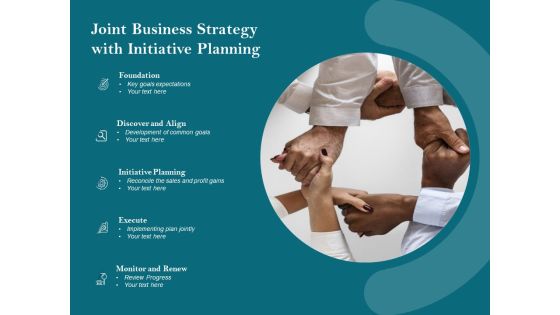 Joint Business Strategy With Initiative Planning Ppt PowerPoint Presentation File Outline PDF