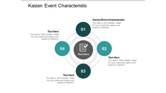 Kaizen Event Characteristic Ppt Powerpoint Presentation Gallery Slides Cpb Kaizen Event Characteristic Ppt Powerpoint Presentation Gallery Slides Cpb