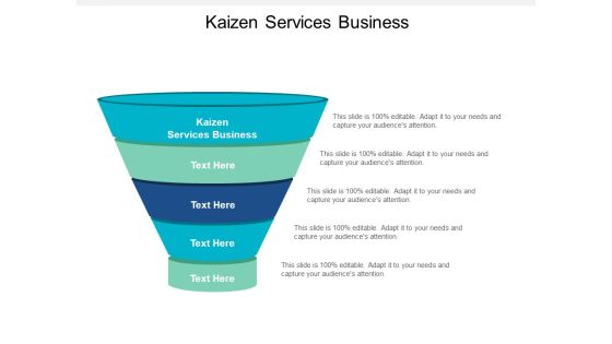 Kaizen Services Business Ppt PowerPoint Presentation Summary Master Slide Cpb