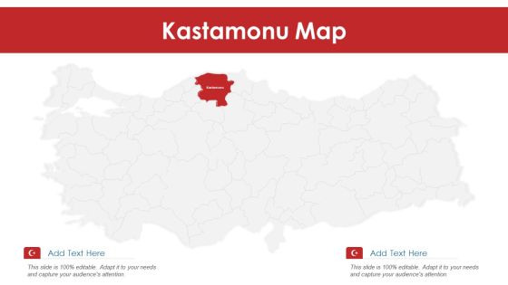 Kastamonu Map PowerPoint Presentation PPT Template PDF