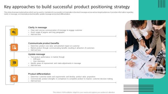 Key Approaches To Build Successful Product Positioning Strategy Portrait PDF Key Approaches To Build Successful Product Positioning Strategy Portrait PDF