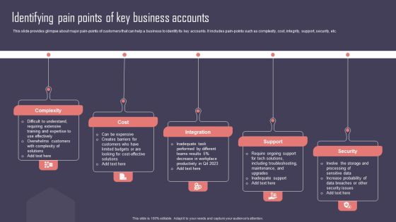 Key Business Account Management And Planning Techniques Identifying Pain Points Of Key Business Accounts Portrait PDF Key Business Account Management And Planning Techniques Identifying Pain Points Of Key Business Accounts Portrait PDF
