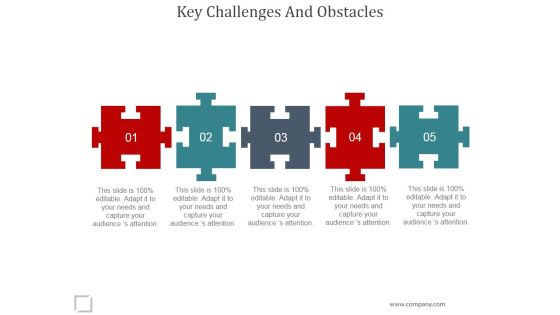 Key Challenges And Obstacles Ppt PowerPoint Presentation Guidelines