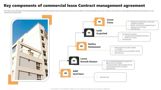 Key Components Of Commercial Lease Contract Management Agreement Mockup PDF Key Components Of Commercial Lease Contract Management Agreement Mockup PDF