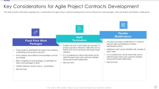 Key Considerations For Agile Project Contracts Development Summary PDF Key Considerations For Agile Project Contracts Development Summary PDF