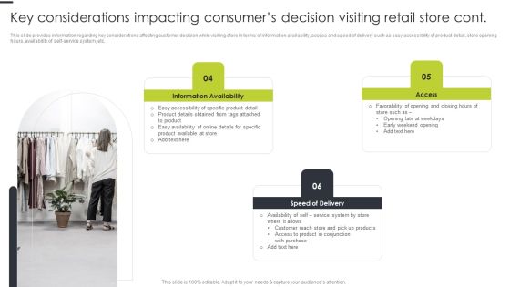 Key Considerations Impacting Consumers Decision Visiting Retail Store Cont Brochure PDF