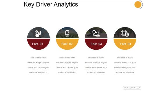 Key Driver Analytics Template 1 Ppt PowerPoint Presentation Influencers