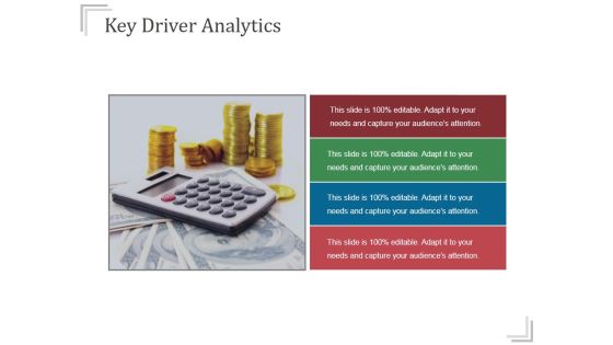 Key Driver Analytics Templates 2 Ppt PowerPoint Presentation Influencers