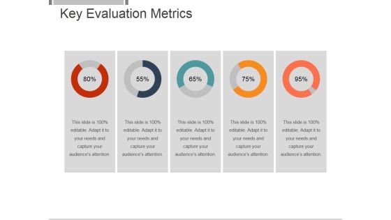 Key Evaluation Metrics Ppt PowerPoint Presentation Visuals