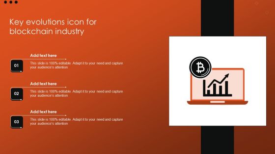 Key Evolutions Icon For Blockchain Industry Guidelines PDF Key Evolutions Icon For Blockchain Industry Guidelines PDF