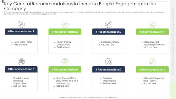 Key General Recommendations To Increase People Engagement In The Company Rules PDF Key General Recommendations To Increase People Engagement In The Company Rules PDF